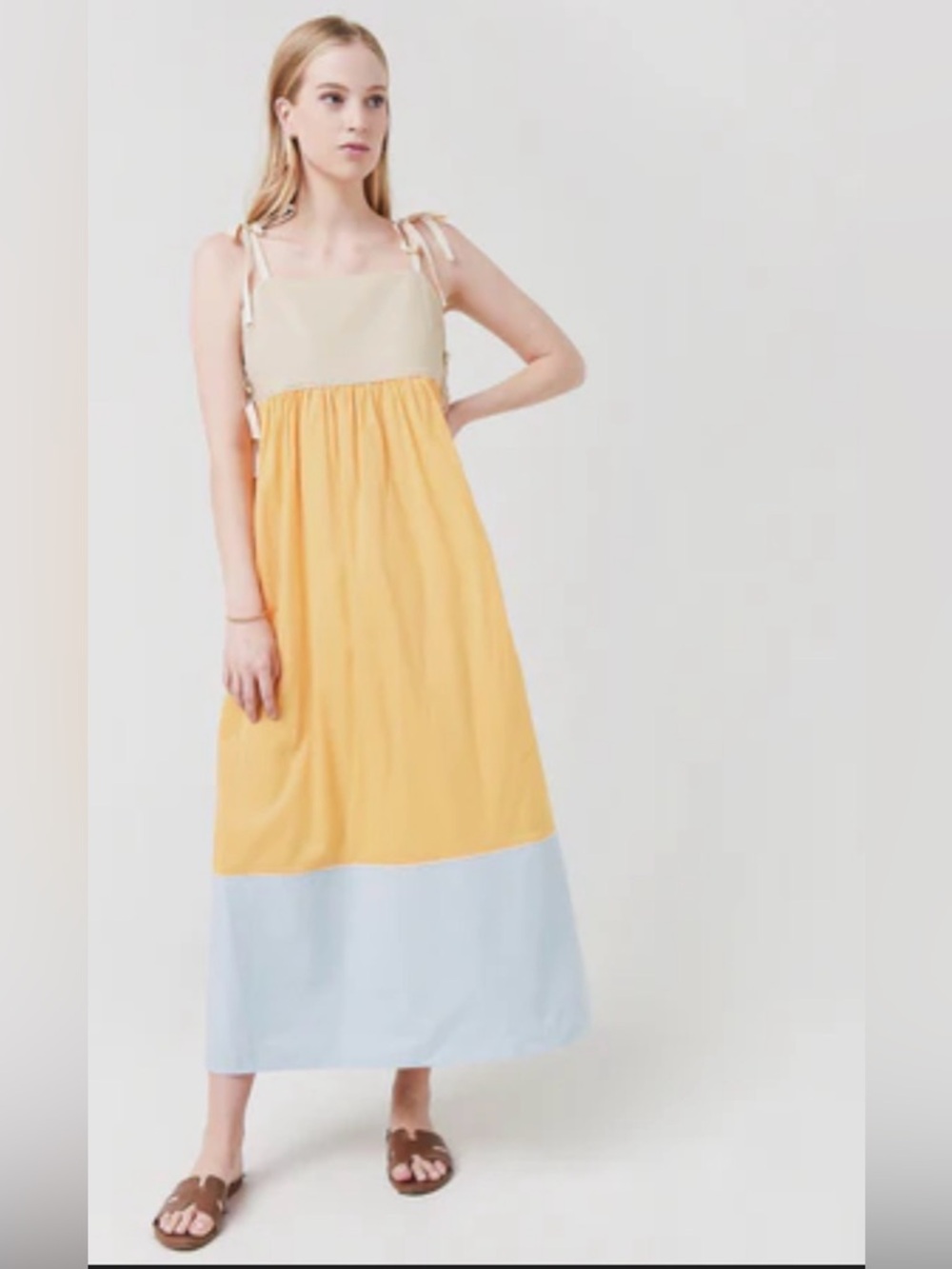 Tory Burch Colorblock Maxi Dress (size M, brand new)